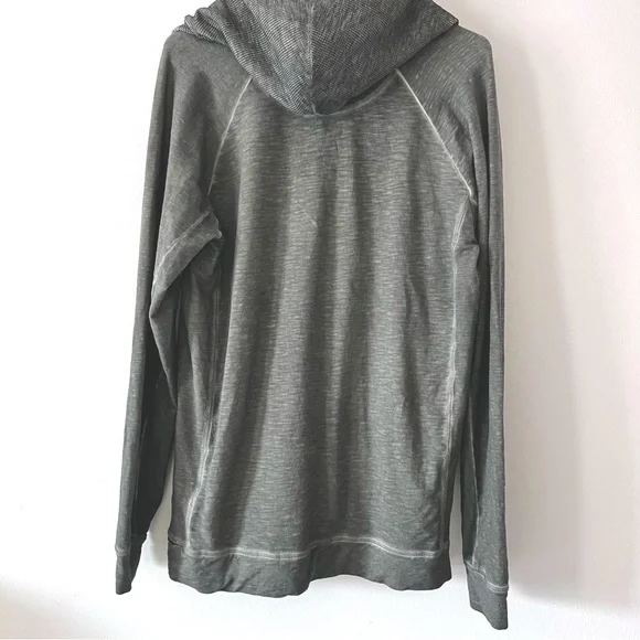 Mens Buckle Henley with long sleeve hoodie - Picture 3 of 8